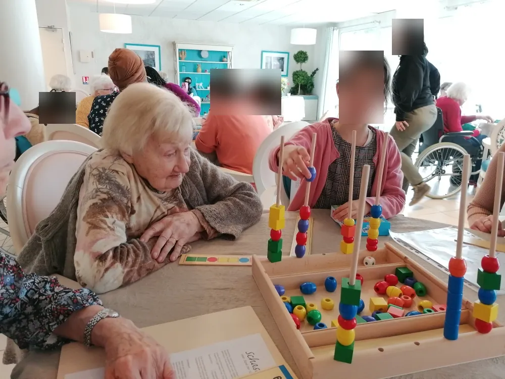Rencontre Intergénérationnelle à l'EHPAD d'Esbly