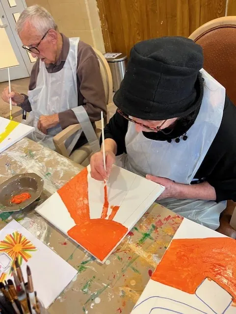 LES ATELIERS D'ART THERAPIE DE LA RESIDENCE ELEUSIS DE POISSY