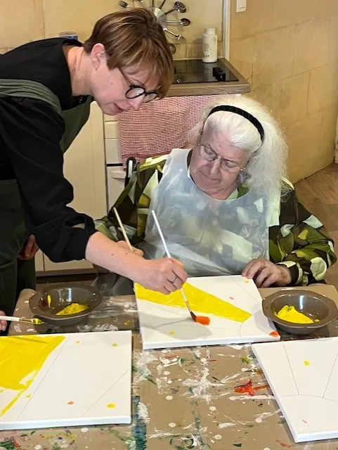 LES ATELIERS D'ART THERAPIE DE LA RESIDENCE ELEUSIS DE POISSY