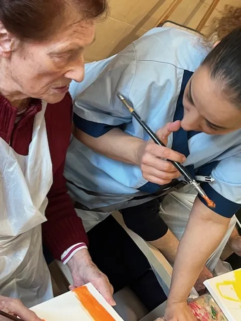 LES ATELIERS D'ART THERAPIE DE LA RESIDENCE ELEUSIS DE POISSY