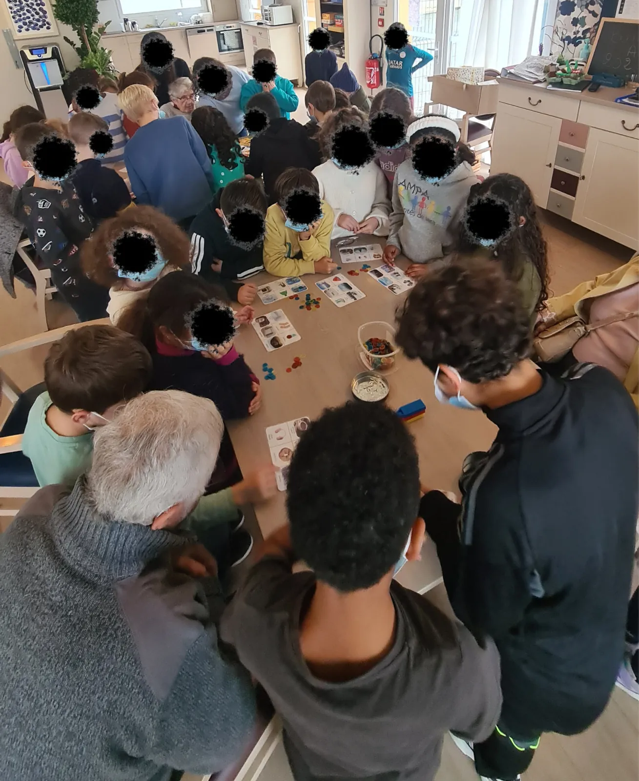 Rencontre intergénérationnelle avec l’accueil de jour
