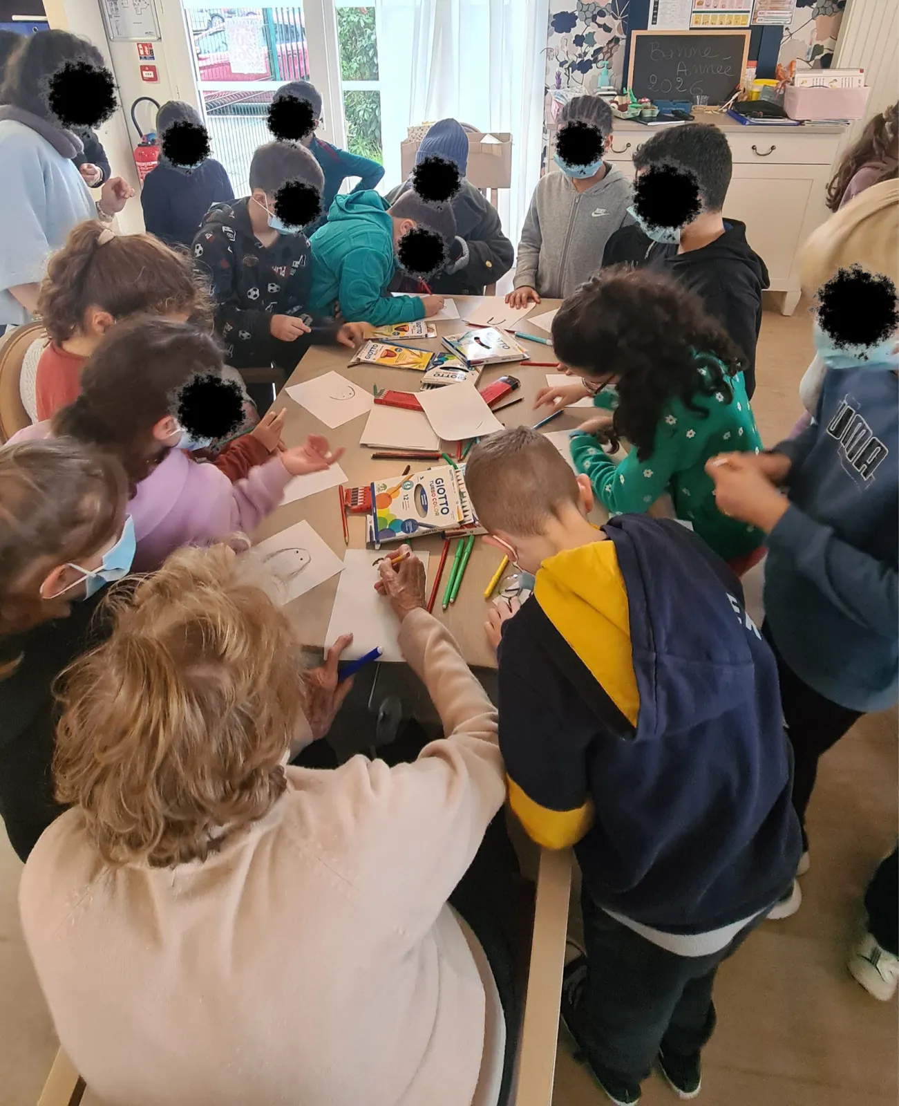 Rencontre intergénérationnelle avec l’accueil de jour
