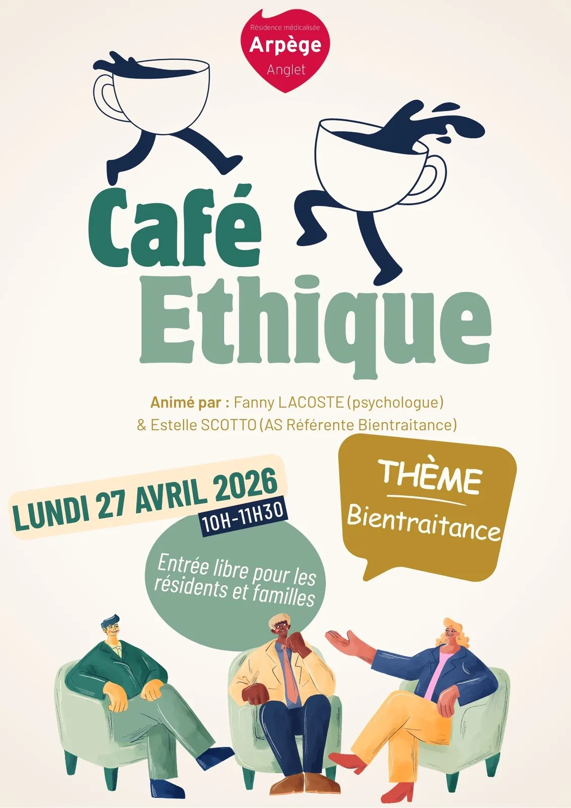 Invitation – Café éthique : La bientraitance en EHPAD