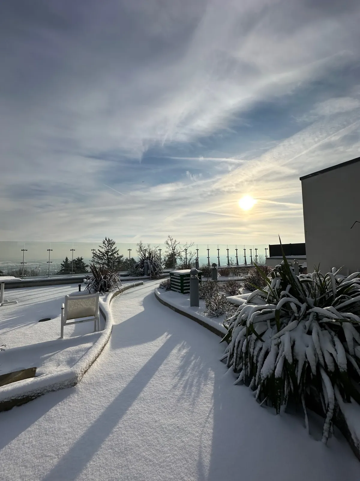 Il neige à Andrésy ! 