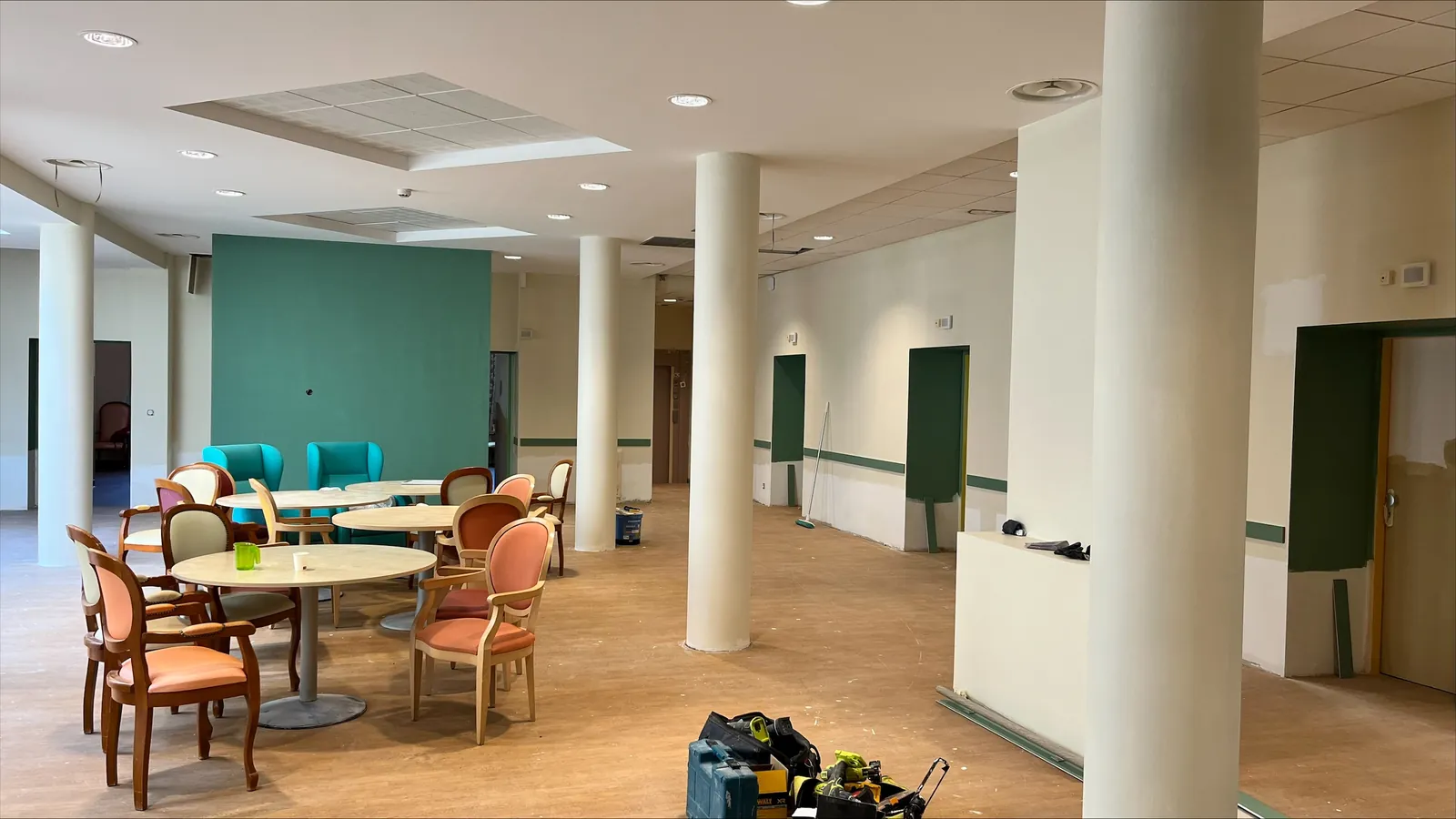 Travaux d'embellissement de l'UVP