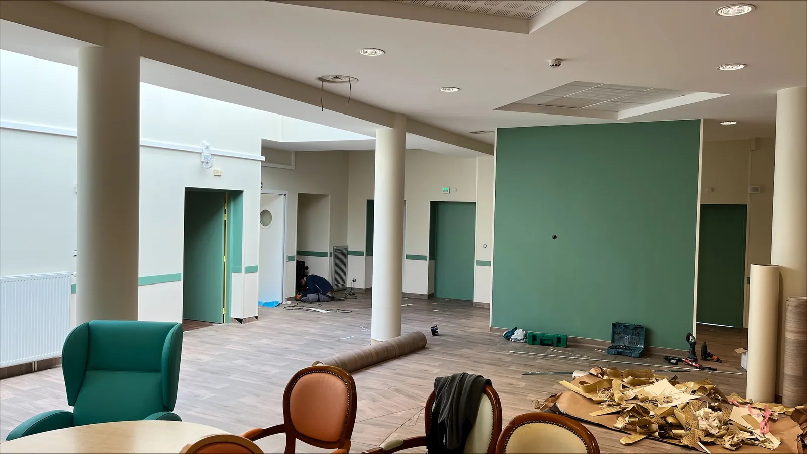 Travaux d'embellissement de l'UVP