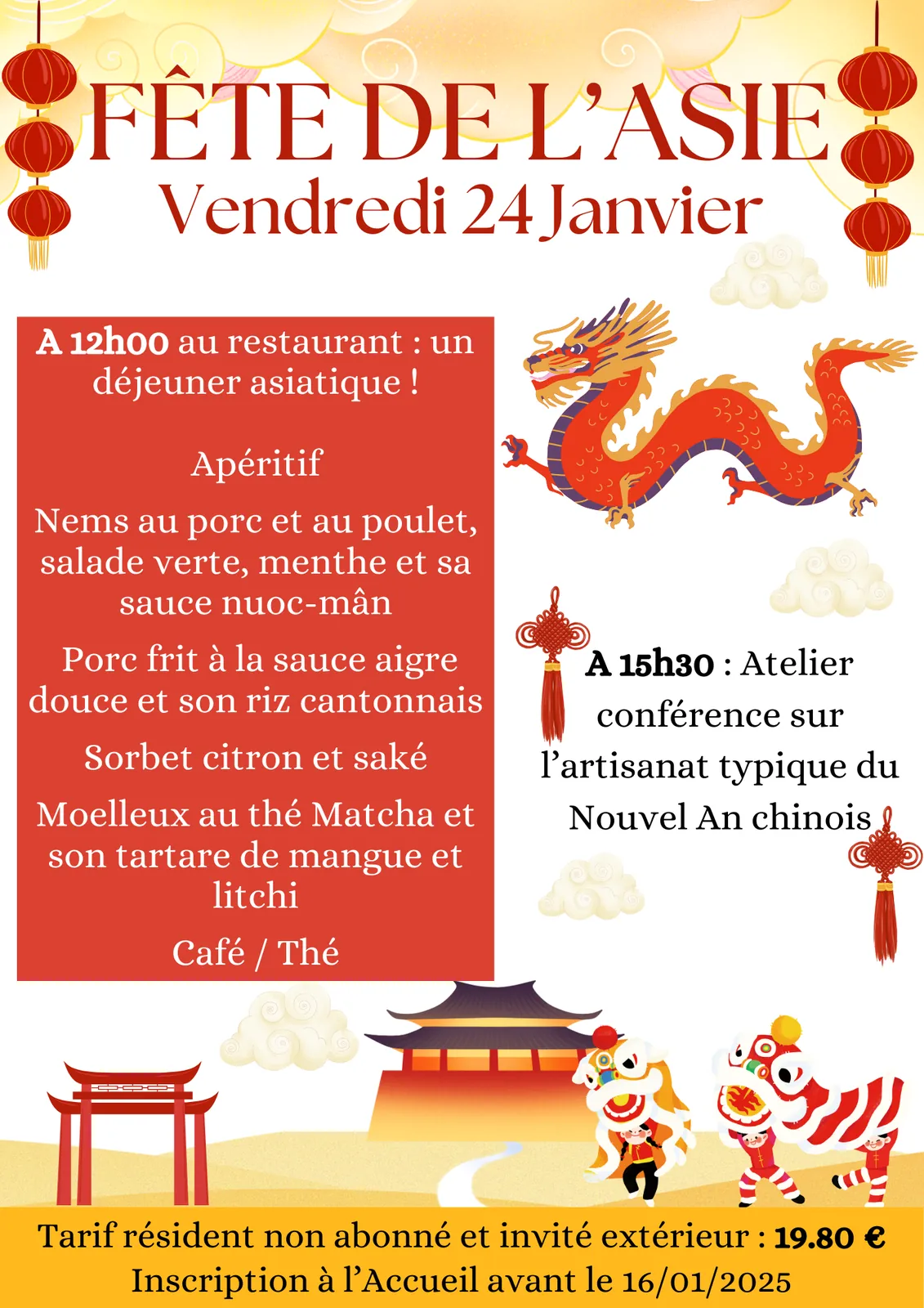 Célébration du Nouvel An chinois : une journée riche en découvertes et en créativité !