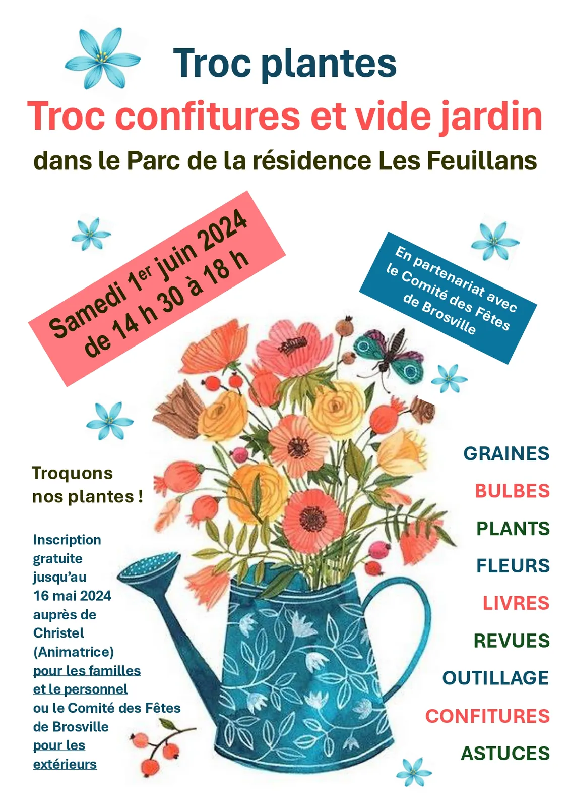 AVIS AUX PASSIONNES DE JARDINAGE !