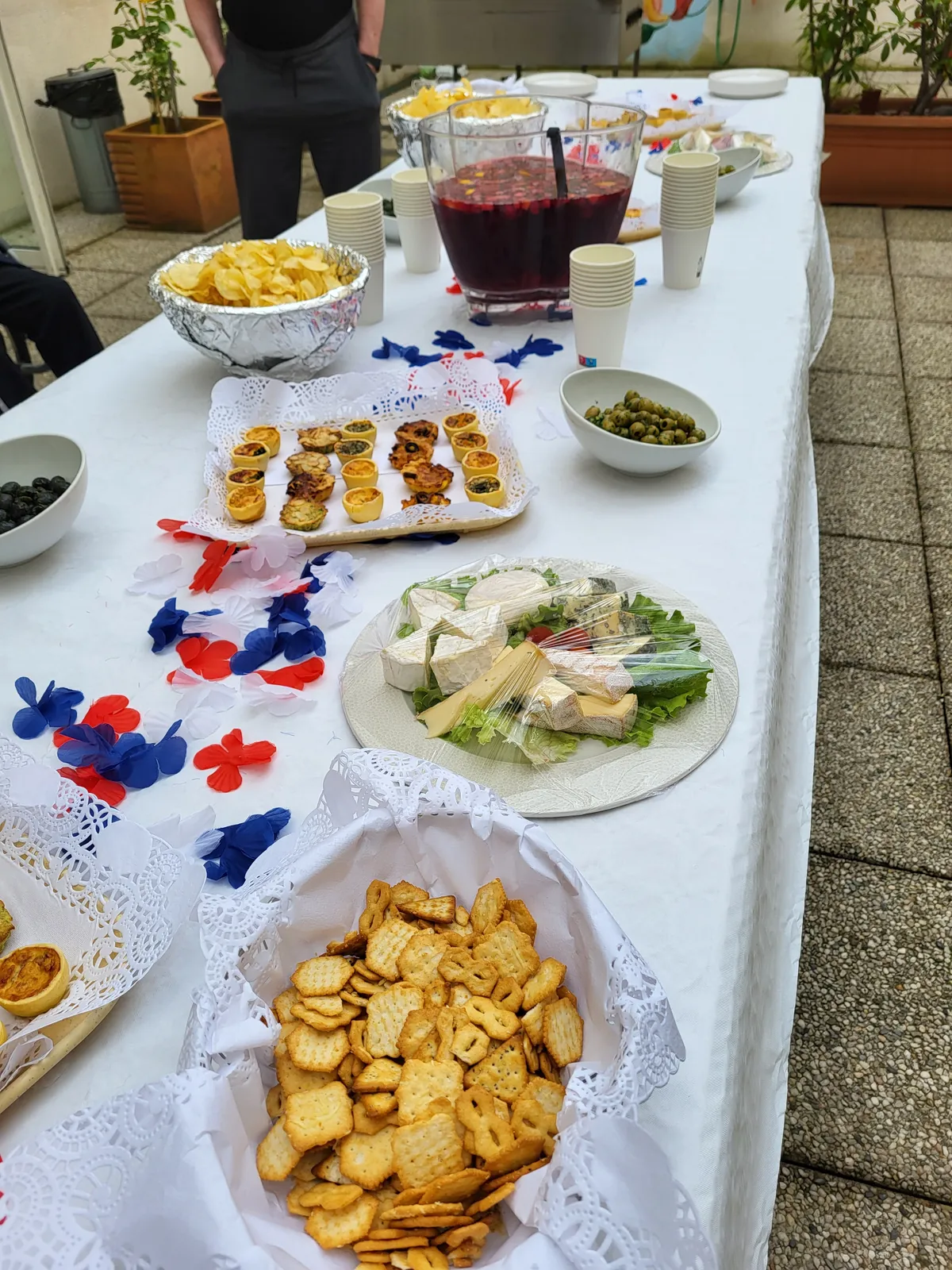 La fête du 14 juillet à la résidence,  Apéro