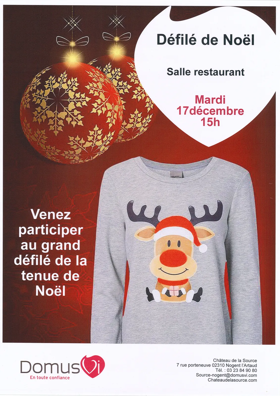 La résidence se prépare pour son grand défilé de Noël 