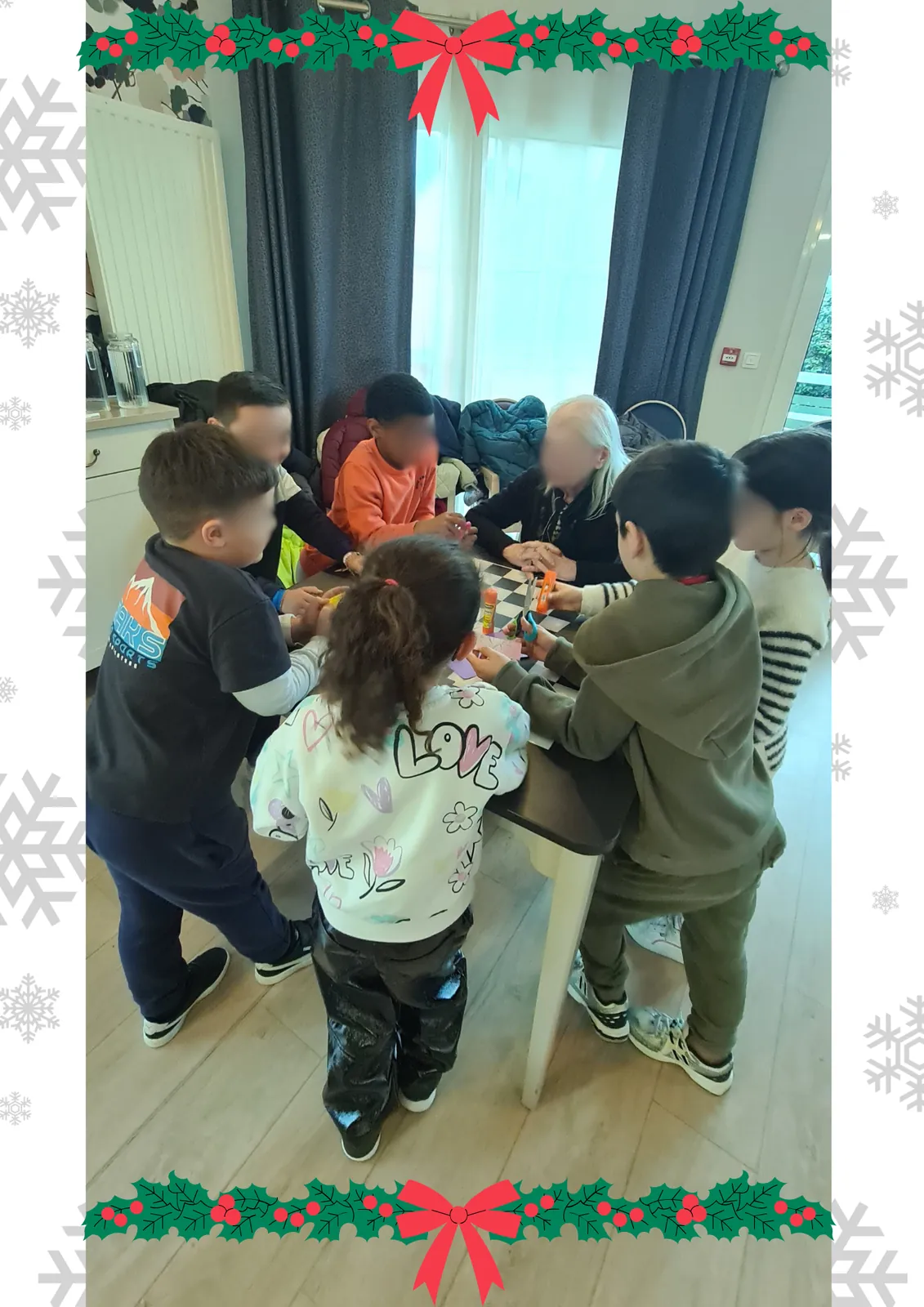 Echange intergénérationnel du 09/12 avec l'école de Parempuyre 