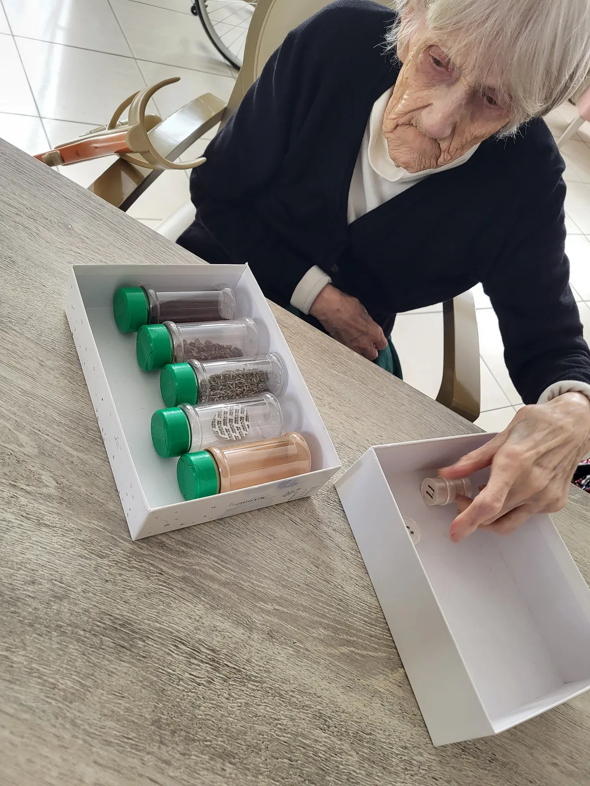 Atelier sensorielle A la résidence les Adrets 