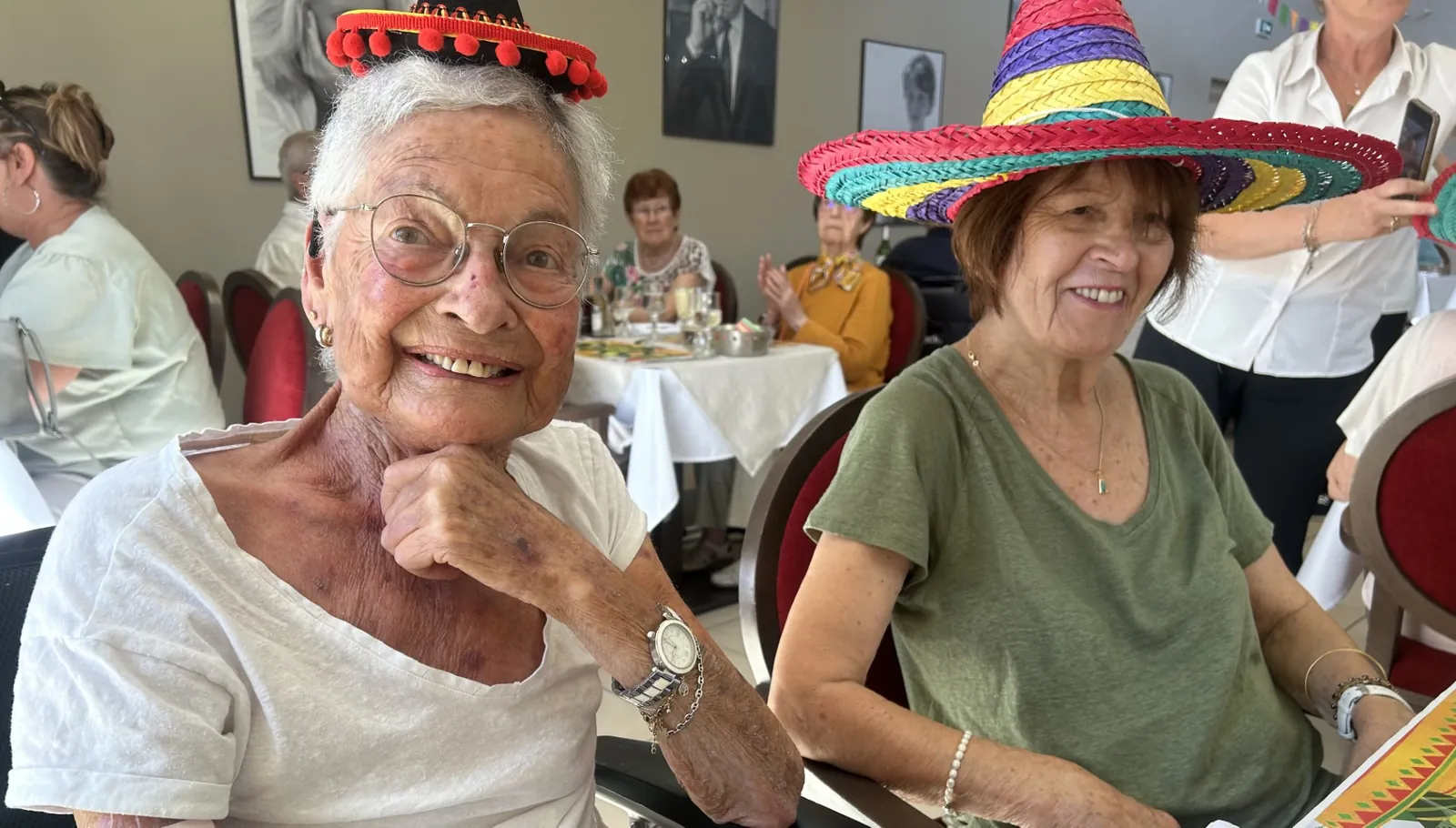 Ambiance mexicaine au restaurant de la résidence !
