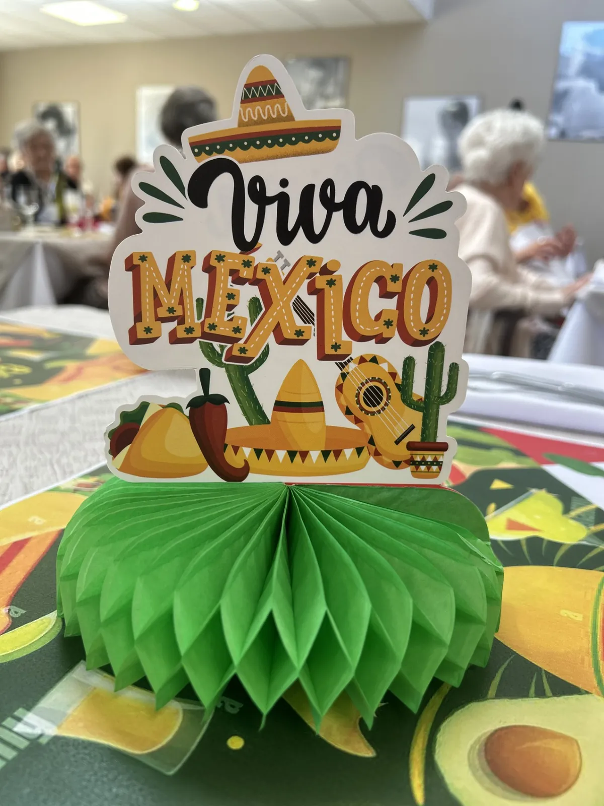 Ambiance mexicaine au restaurant de la résidence !