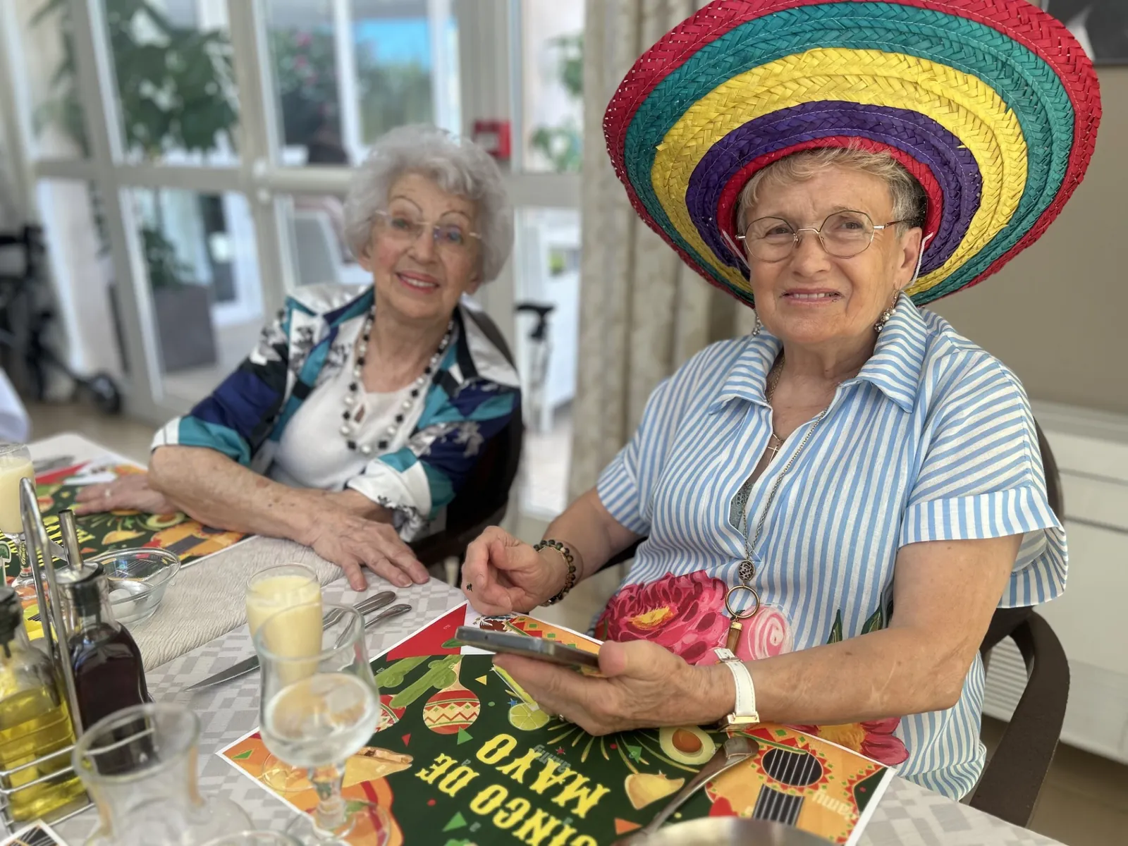 Ambiance mexicaine au restaurant de la résidence !
