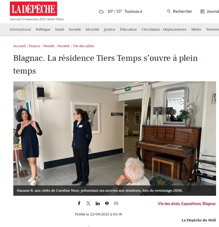 Une belle reconnaissance dans la presse ! 