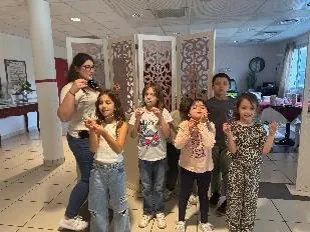 Animation avec les enfants du centre social
