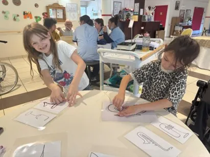 Animation avec les enfants du centre social