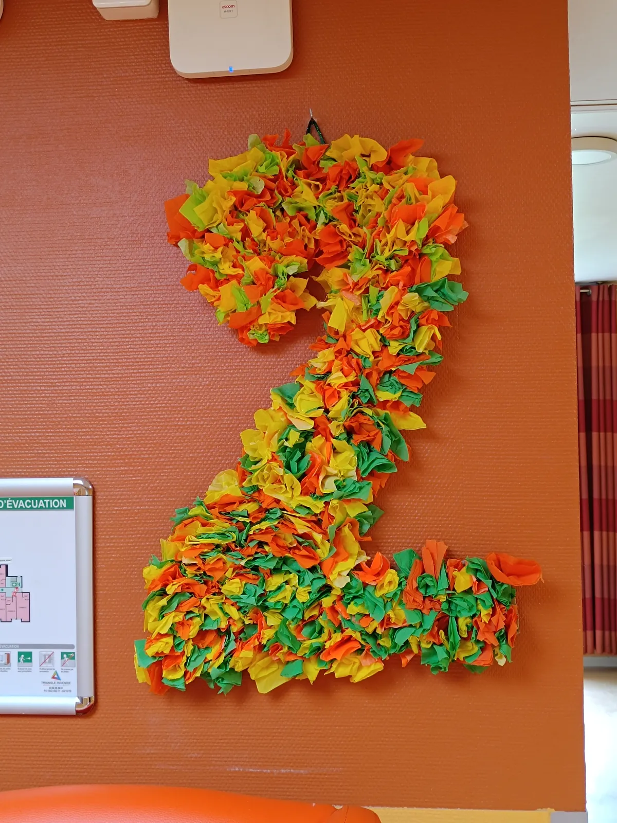 De nouvelles décorations réalisées au 2éme étage. 