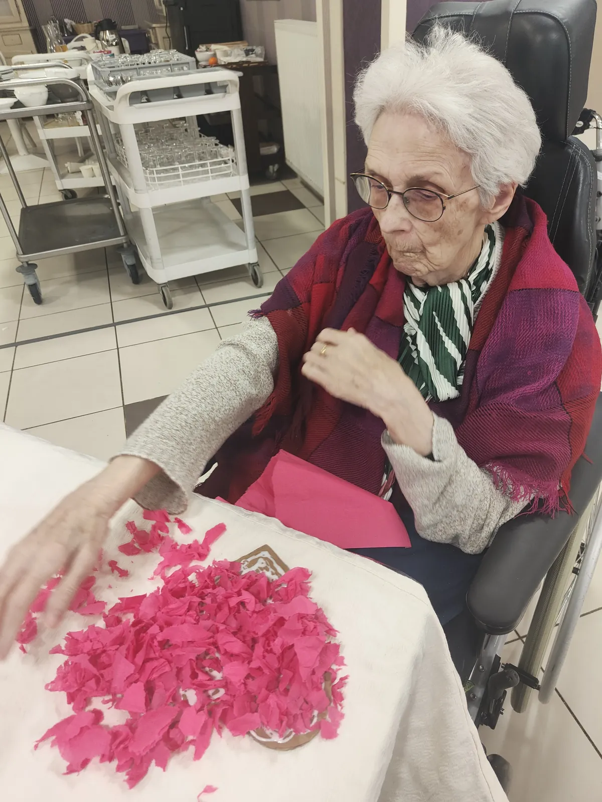 La saint Valentin approche, les résidents retroussent leurs manches ! 