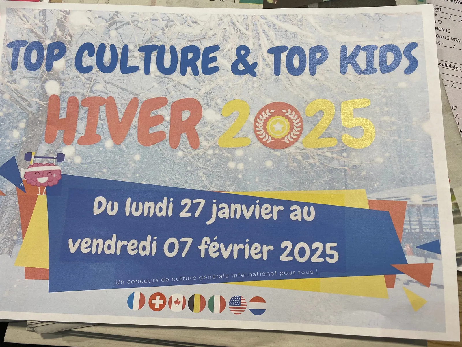 Le concours Top Culture 