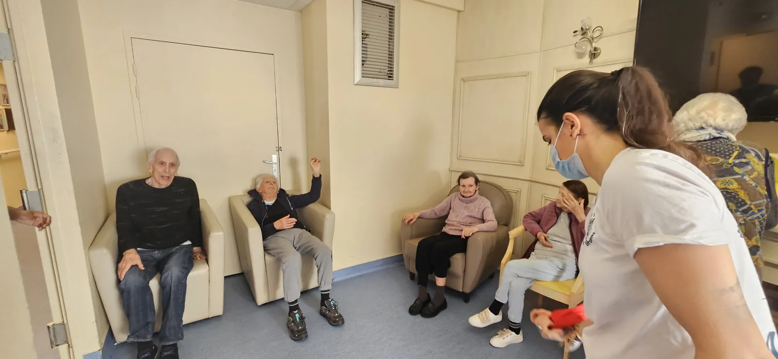Atelier à l'unité de vie protégée