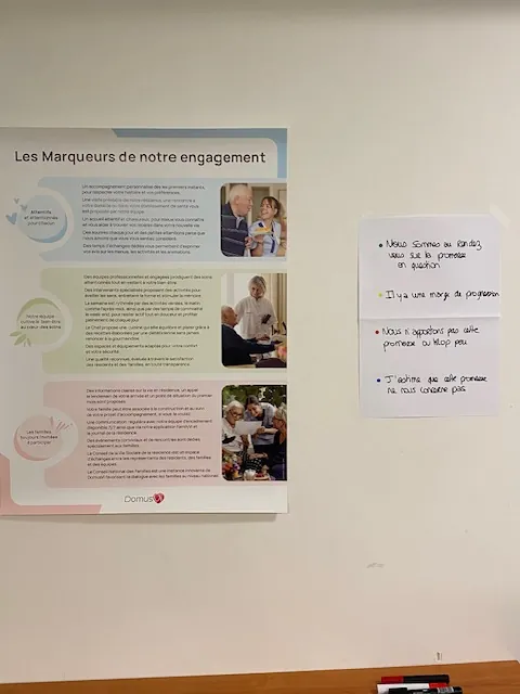 A vos marqueurs, prêts, partez… la residence tiers temps Suresnes s’imprègne de ses marqueurs en équipe et avec les residents et les familles.