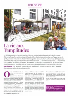 Les Templitudes font la Une !