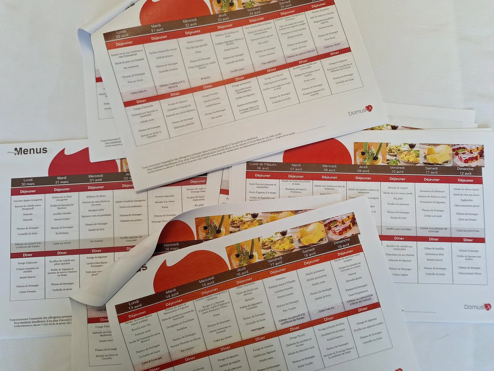Une commission des menus sous le signe du printemps ! 