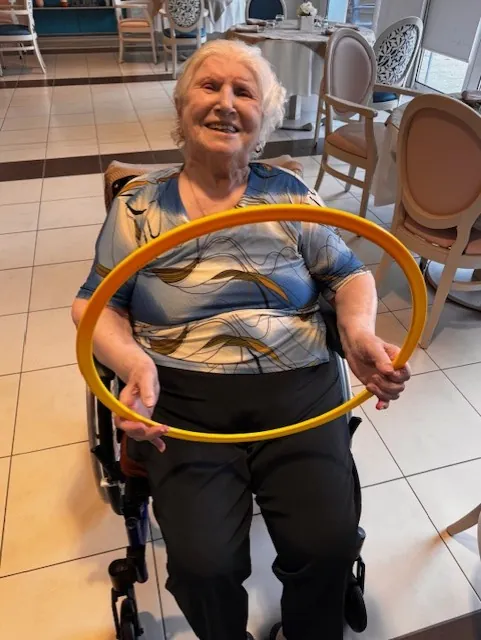 Gymnastique douce à l'EHPAD Les Tourterelles