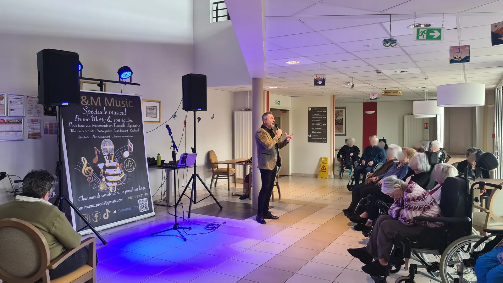 Prestation musicale par Bruno Marty 27/02 