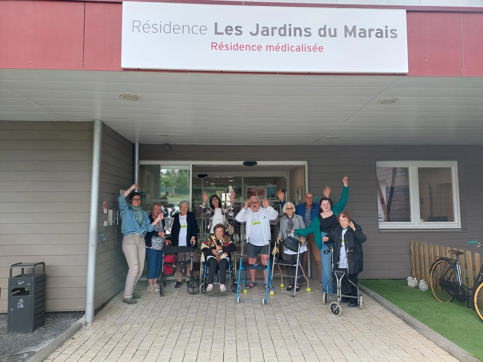 Nos champions décrochent la première place au géronto challenge ! 