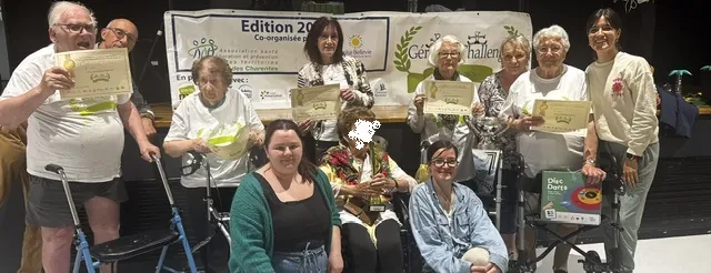 Nos champions décrochent la première place au géronto challenge ! 