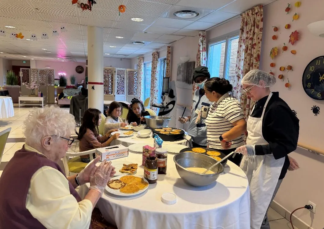 Atelier crêpes des petits