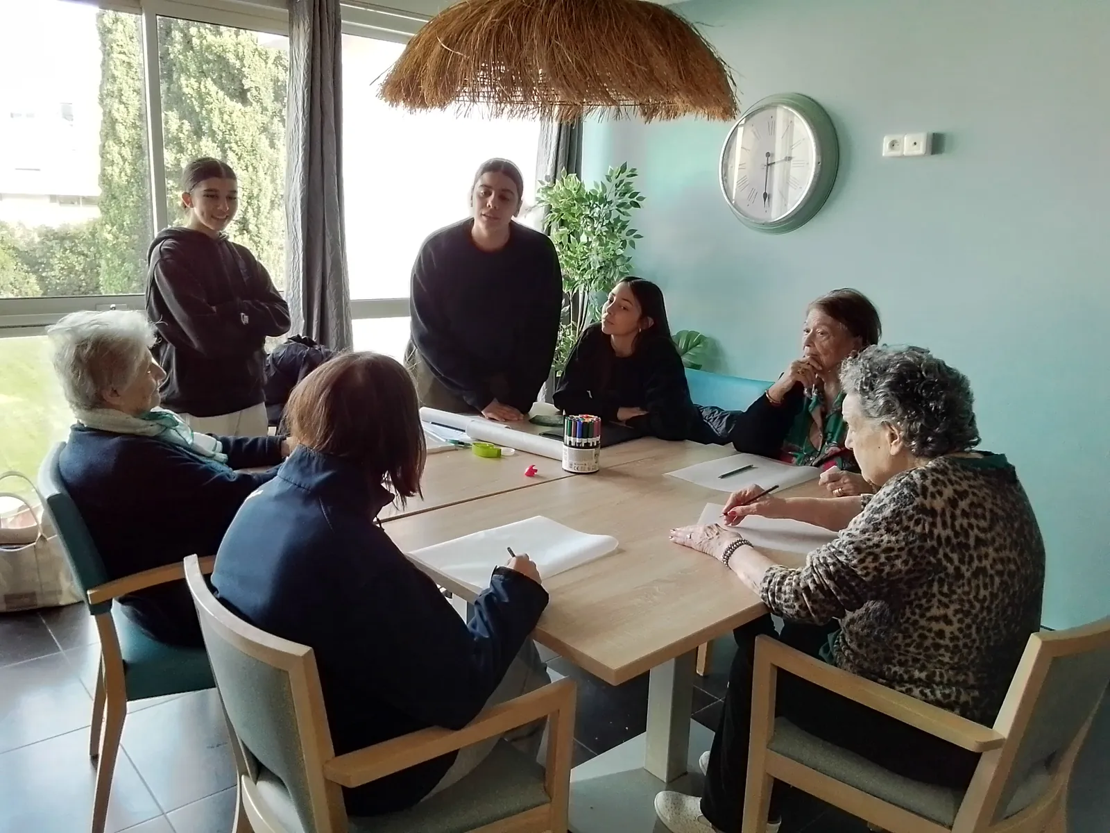 Rencontre avec un lycee d'Aubagne 