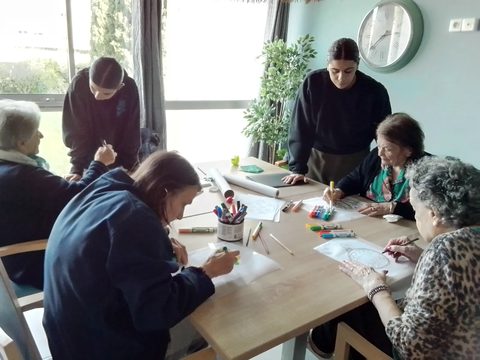 Rencontre avec un lycee d'Aubagne 