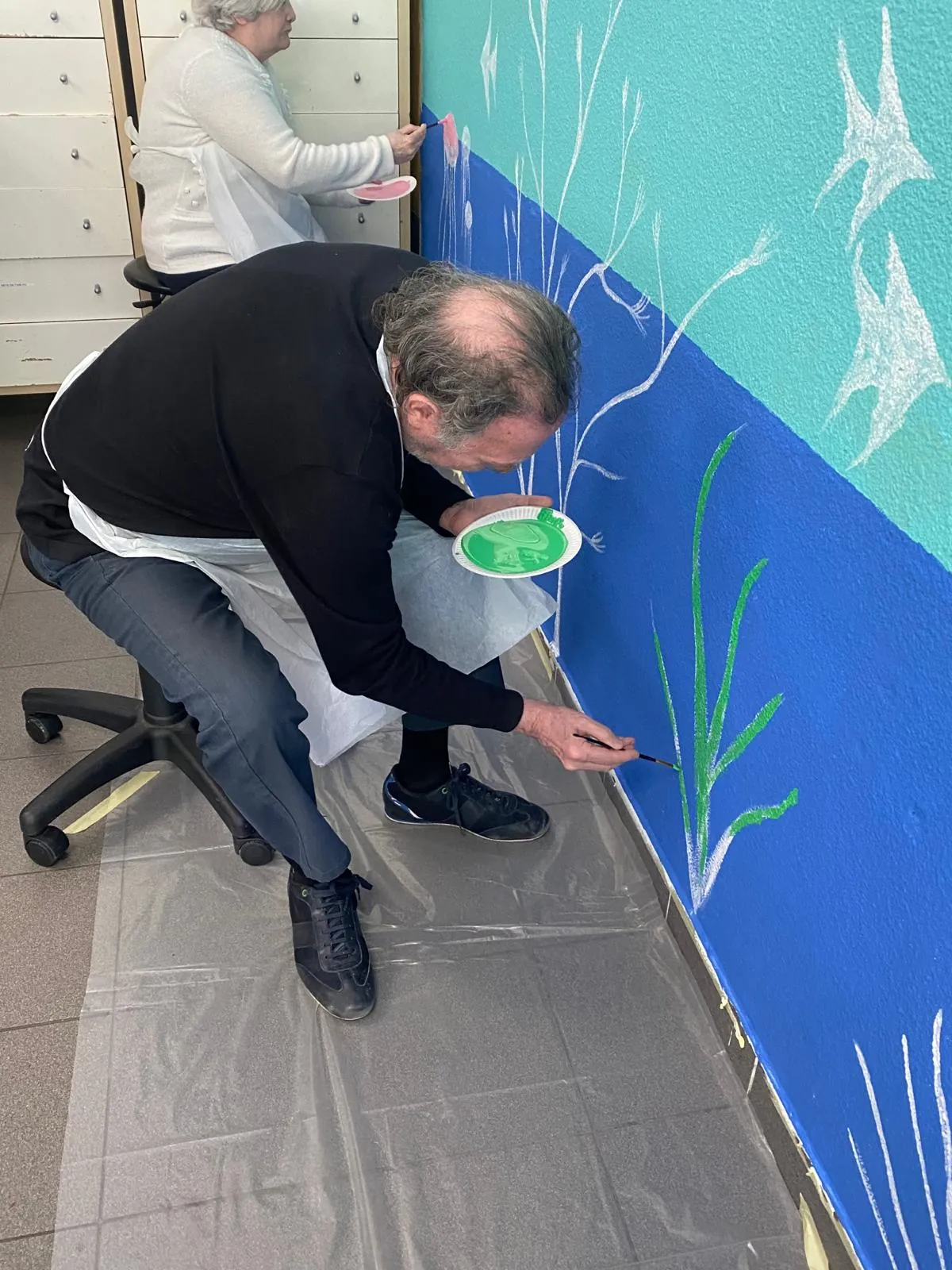 LA FRESQUE QUI FAIT DES VAGUES A MAZARGUES
