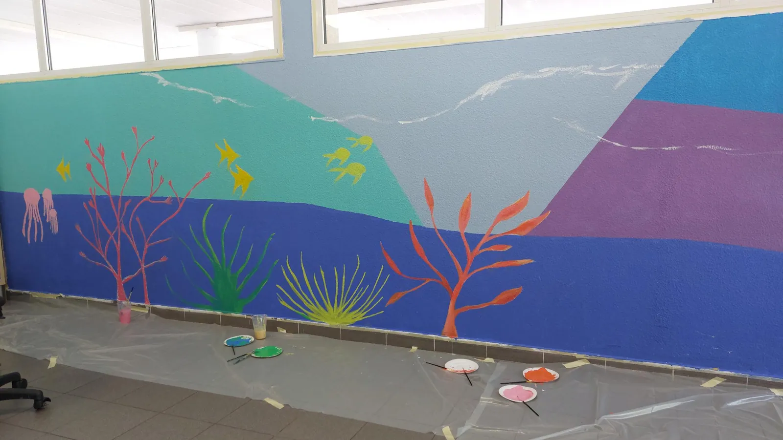 LA FRESQUE QUI FAIT DES VAGUES A MAZARGUES