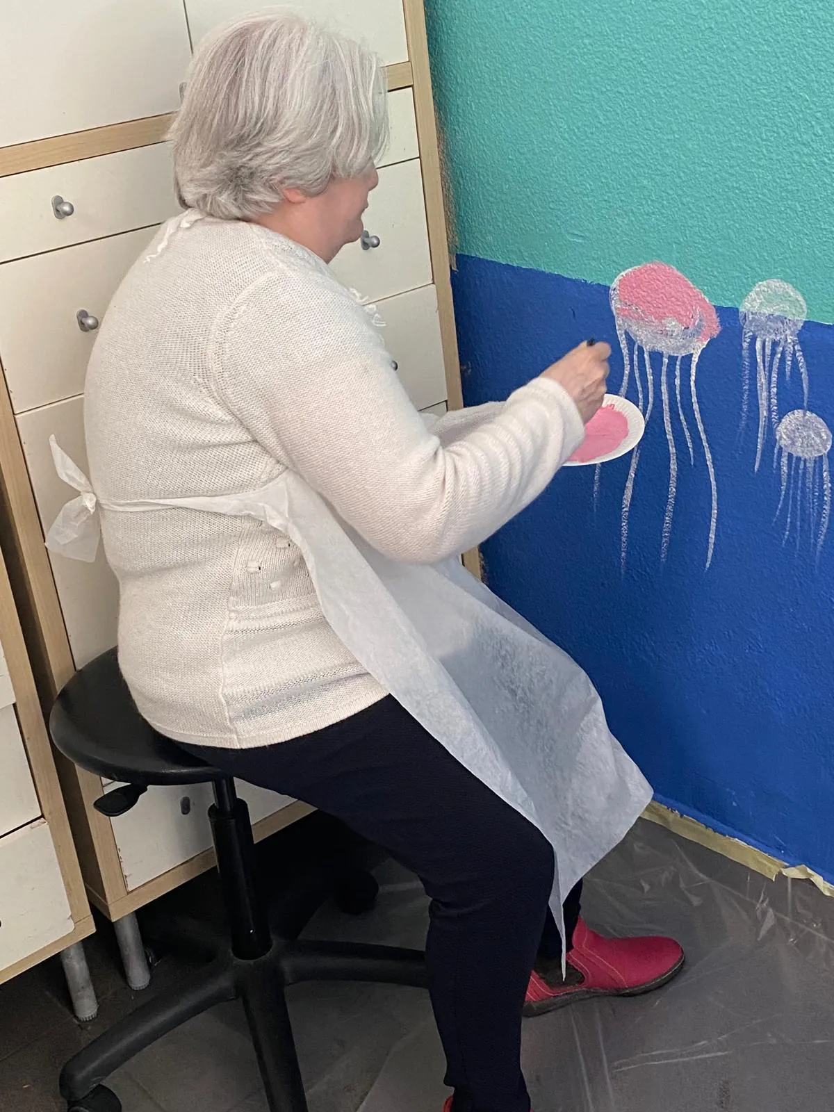 LA FRESQUE QUI FAIT DES VAGUES A MAZARGUES