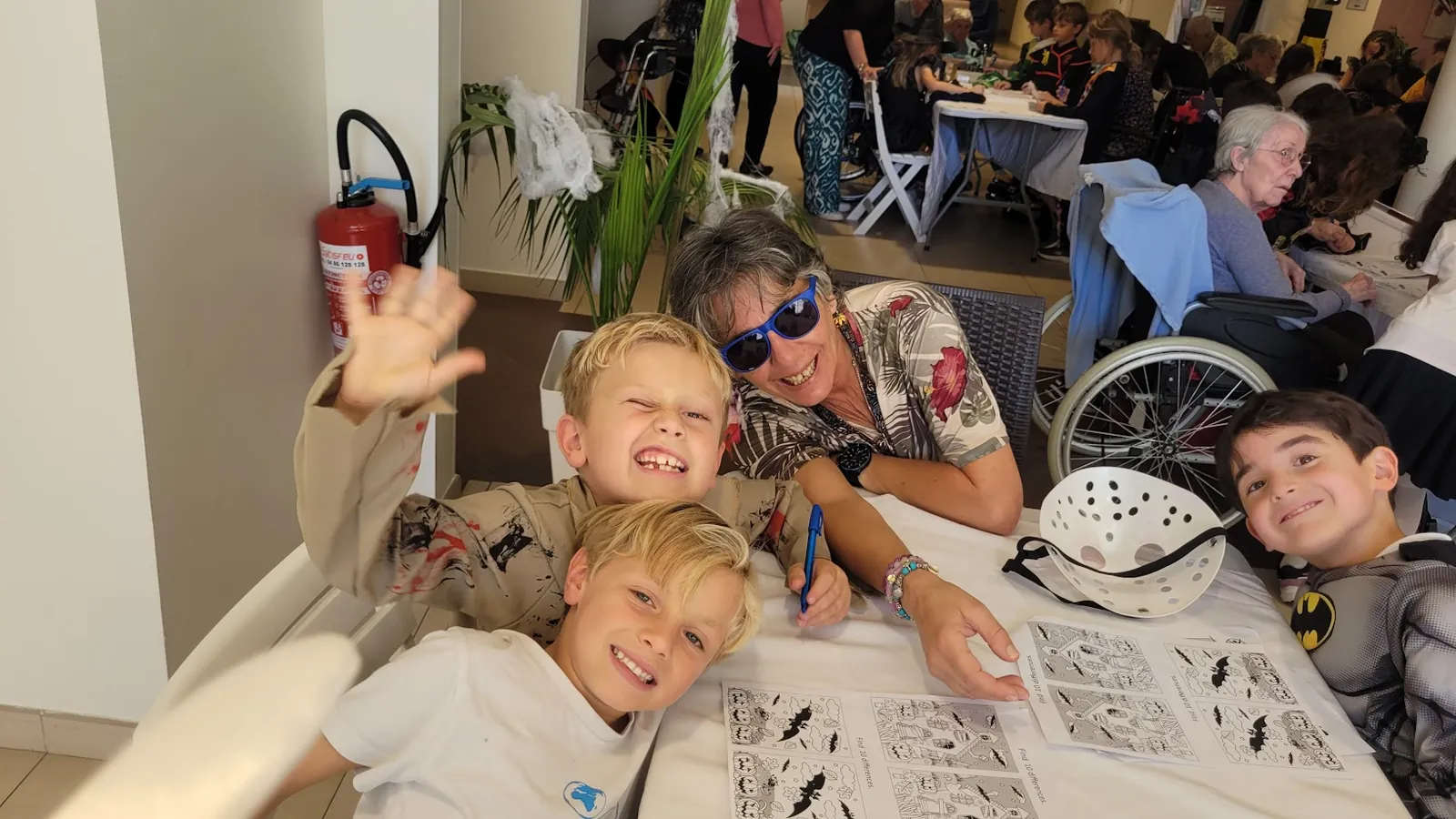 Atelier Halloween avec les enfants de l'école internationale Pain de Sucre