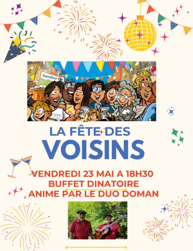 On attend notre voisinage avec impatience!  