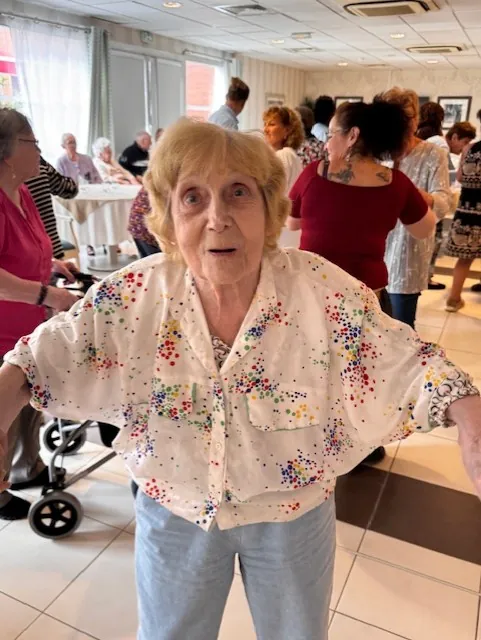 Fête des anniversaires à l'EHPAD des Tourterelles