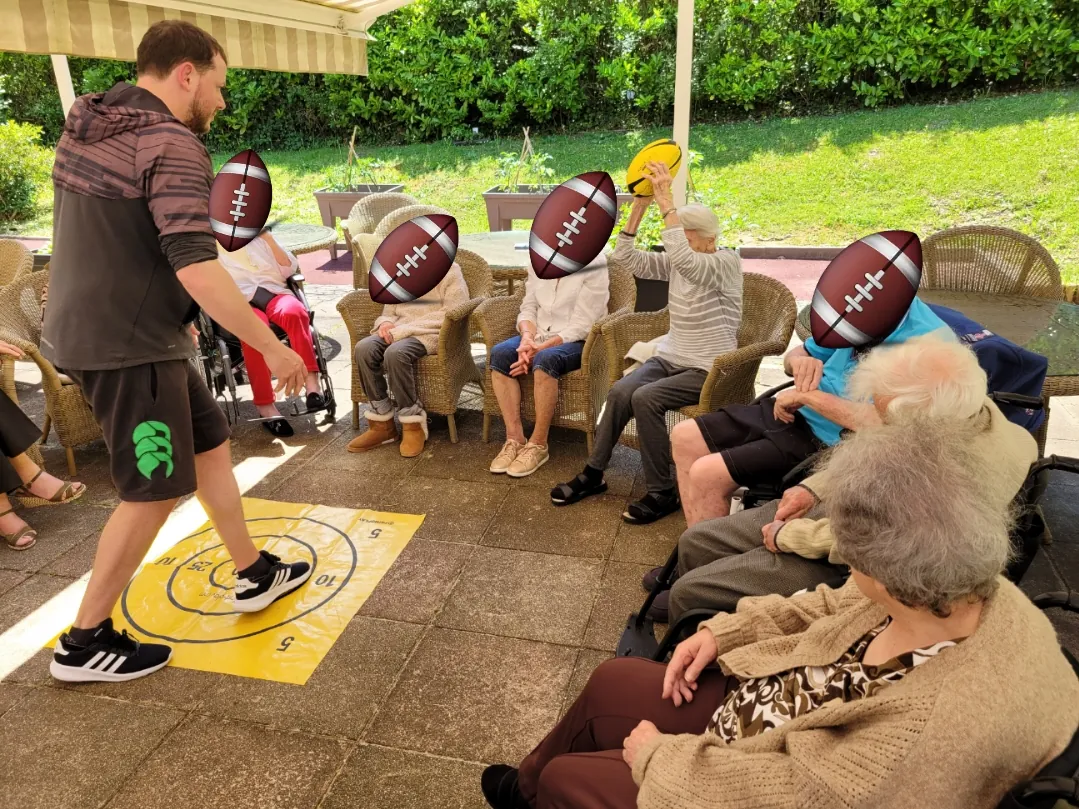 Nos champions s’entraînent au rugby !