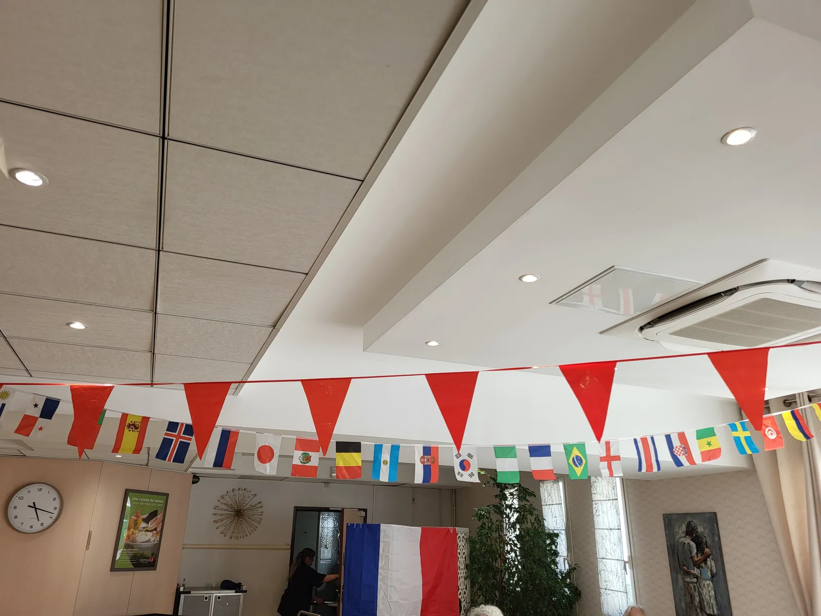Décoration de la coupe du monde Au Adrets 