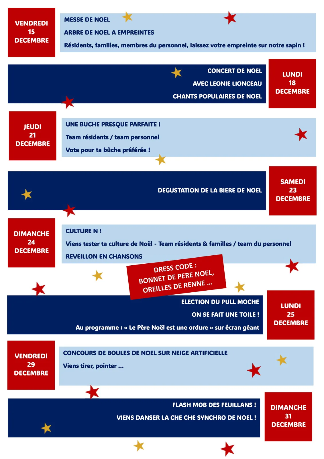 La magie de Noël s'installe aux Feuillans !