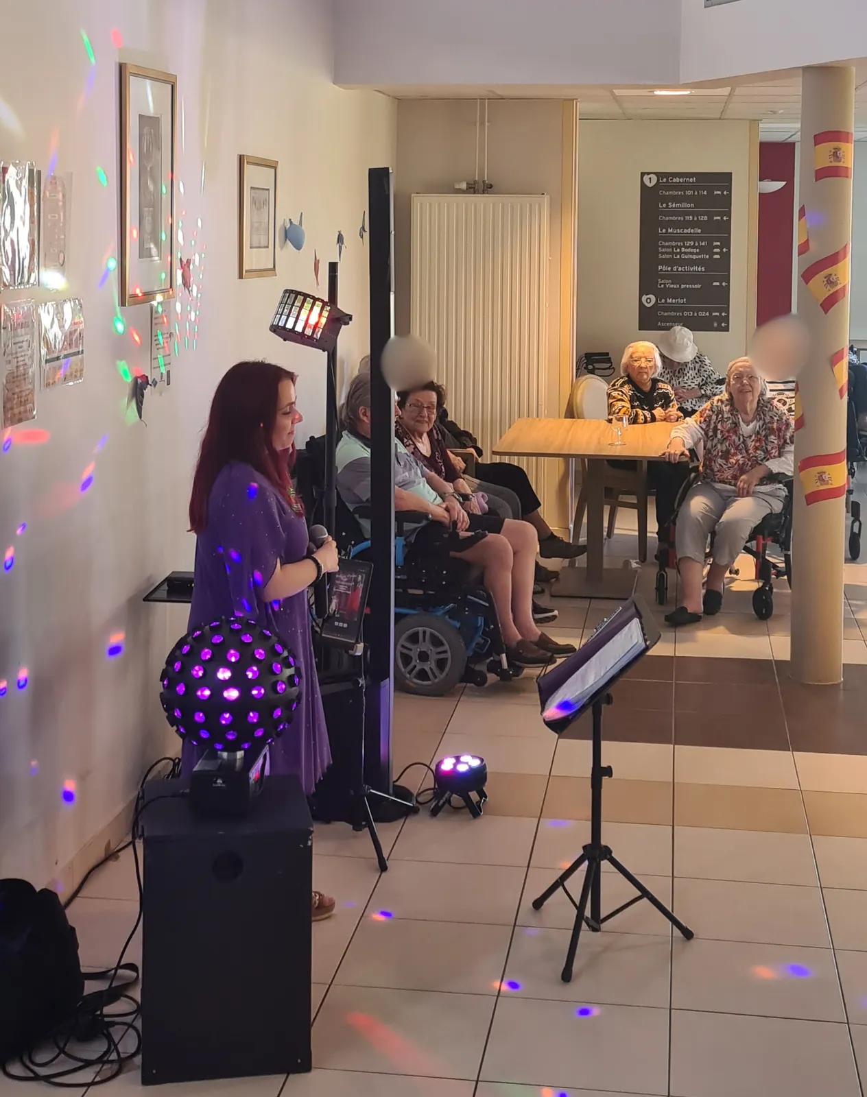 Prestation chant par Maelle 