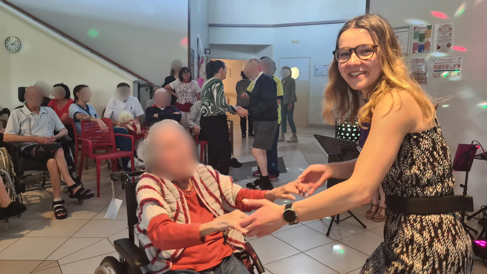 Prestation chant par Maelle 