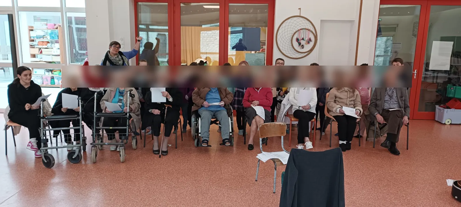 Répétition dans l'école de Trie-Château