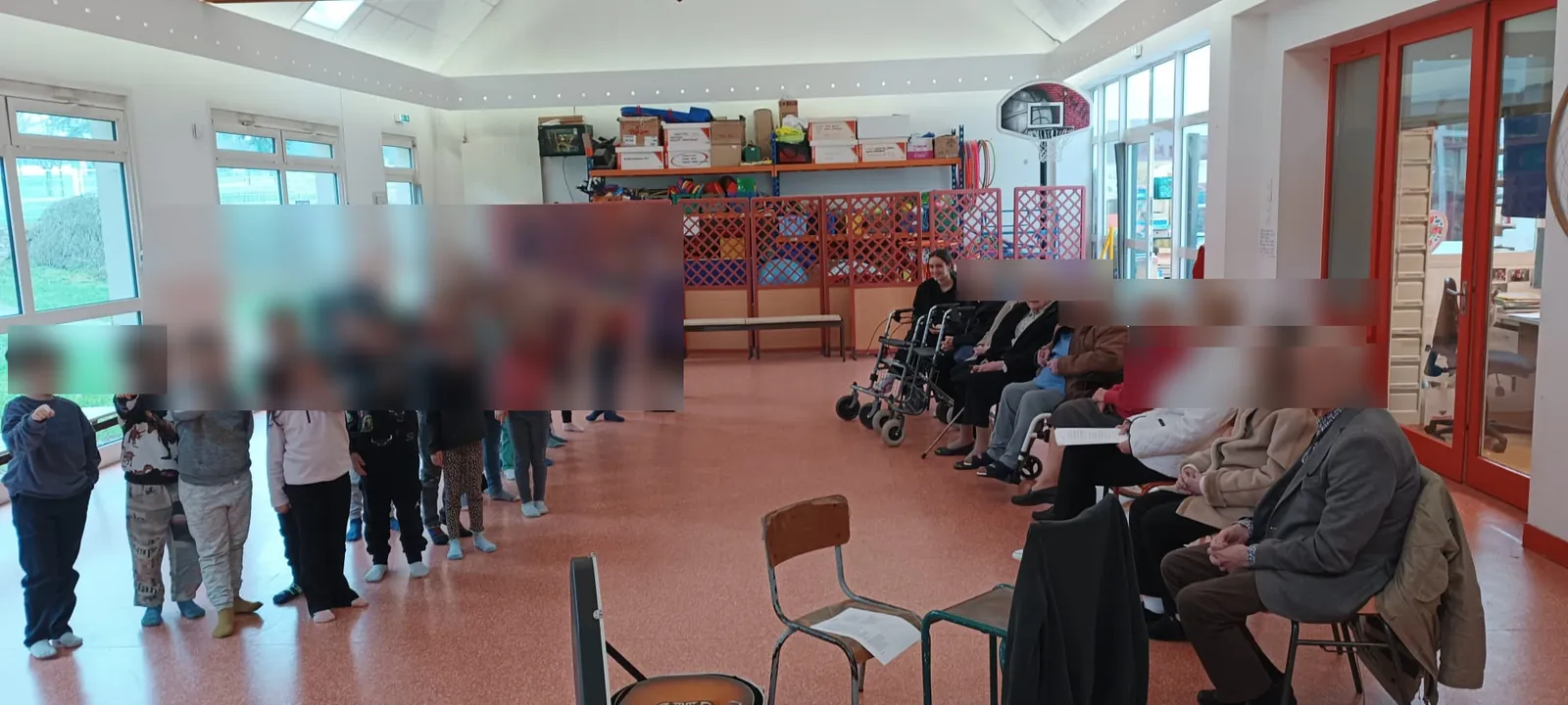 Répétition dans l'école de Trie-Château