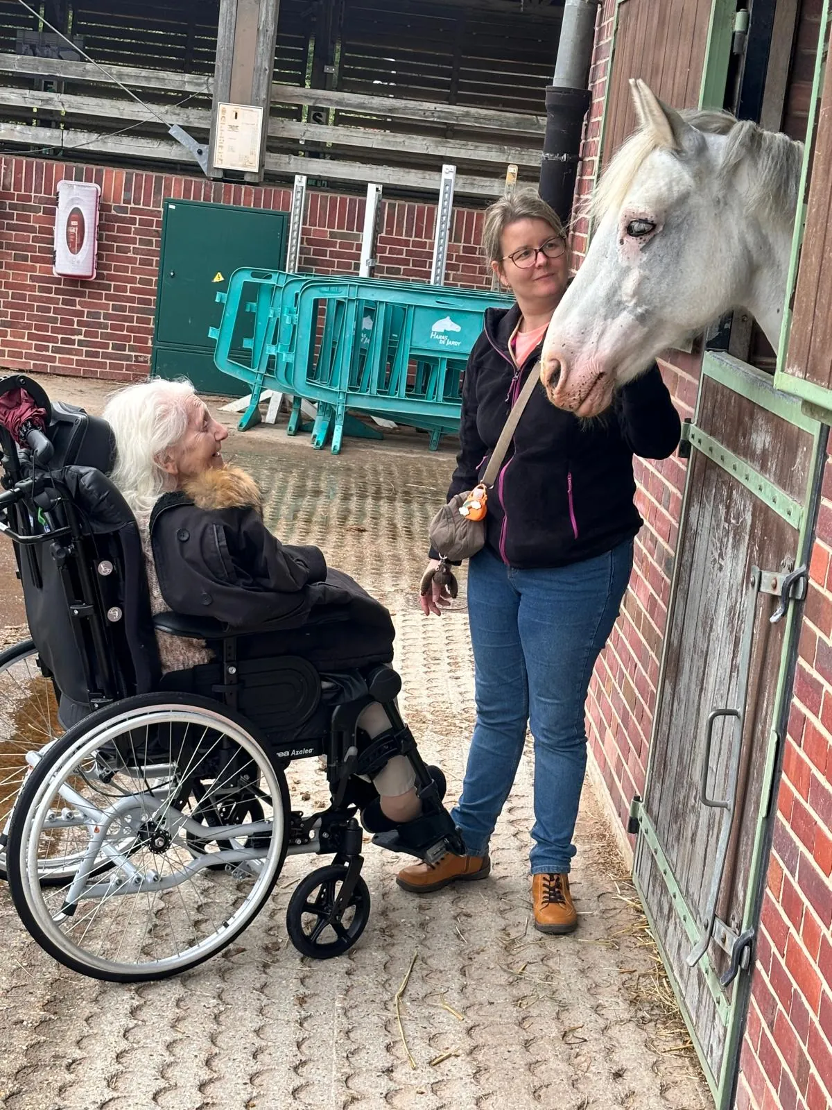 Journée au Haras de Jardy pour les résidents de Tiers Temps Paris 